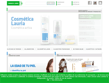 Tablet Screenshot of farmacialauria.com